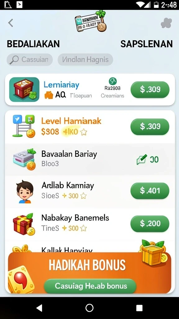 agenjitu - Grafik yang menarik dan penuh warna.