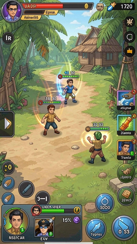 ocatoto - Screenshot memperlihatkan fitur komunitas dalam game.
