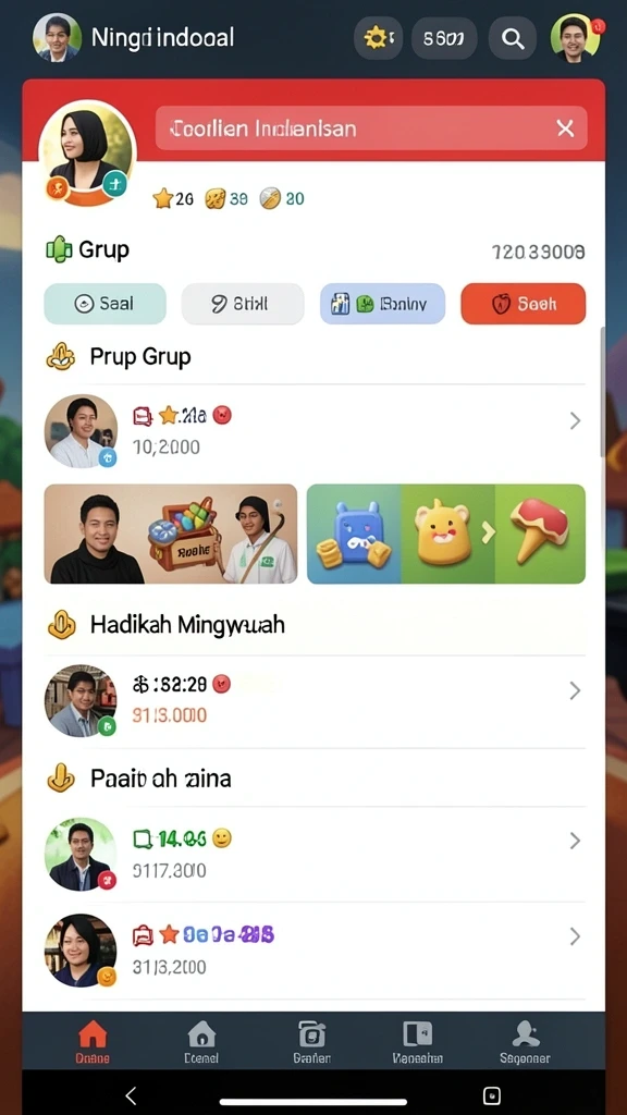 rs777 - Fitur multiplayer memungkinkan interaksi dengan pemain lain.