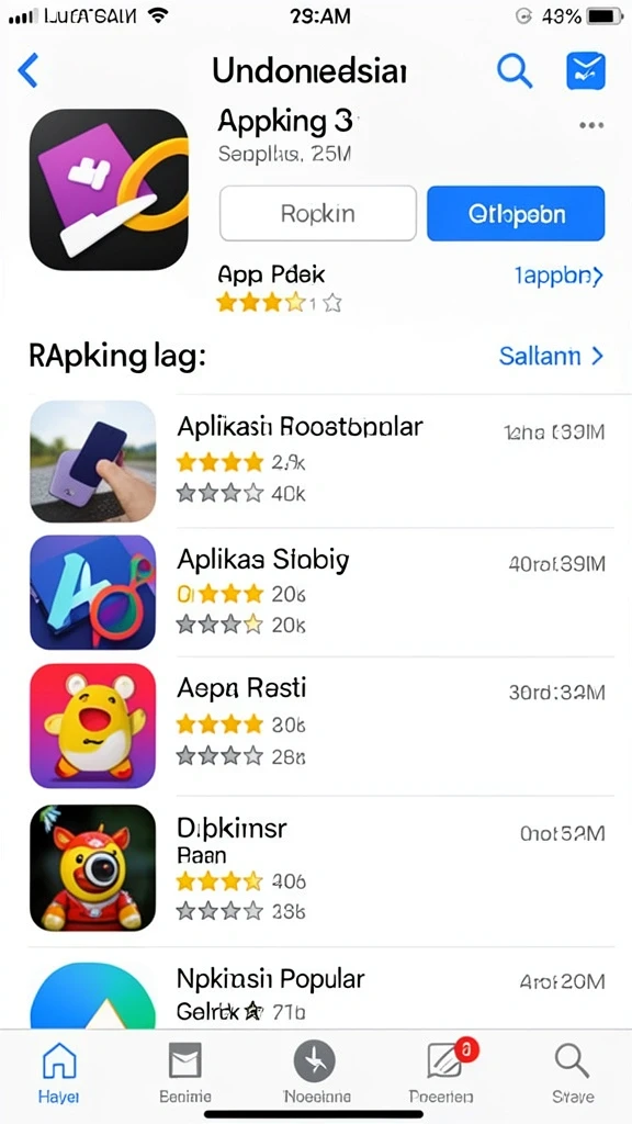rvip5 - Tampilan awal permainan yang menarik dan intuitif.